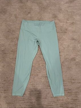 Patagonia High-Waist Active Cropped Leggings - Sage Green